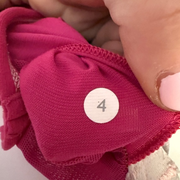 Lululemon Power Y Tank *Luon Jewelled Magenta Pink Size 4 - Picture 8 of 9